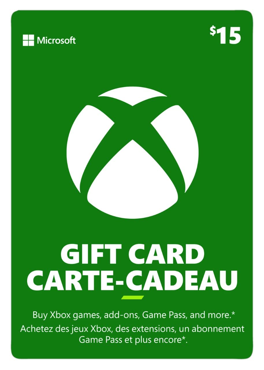 $15 Xbox Gift Card CAD - [Digital Code] - UGiftscards