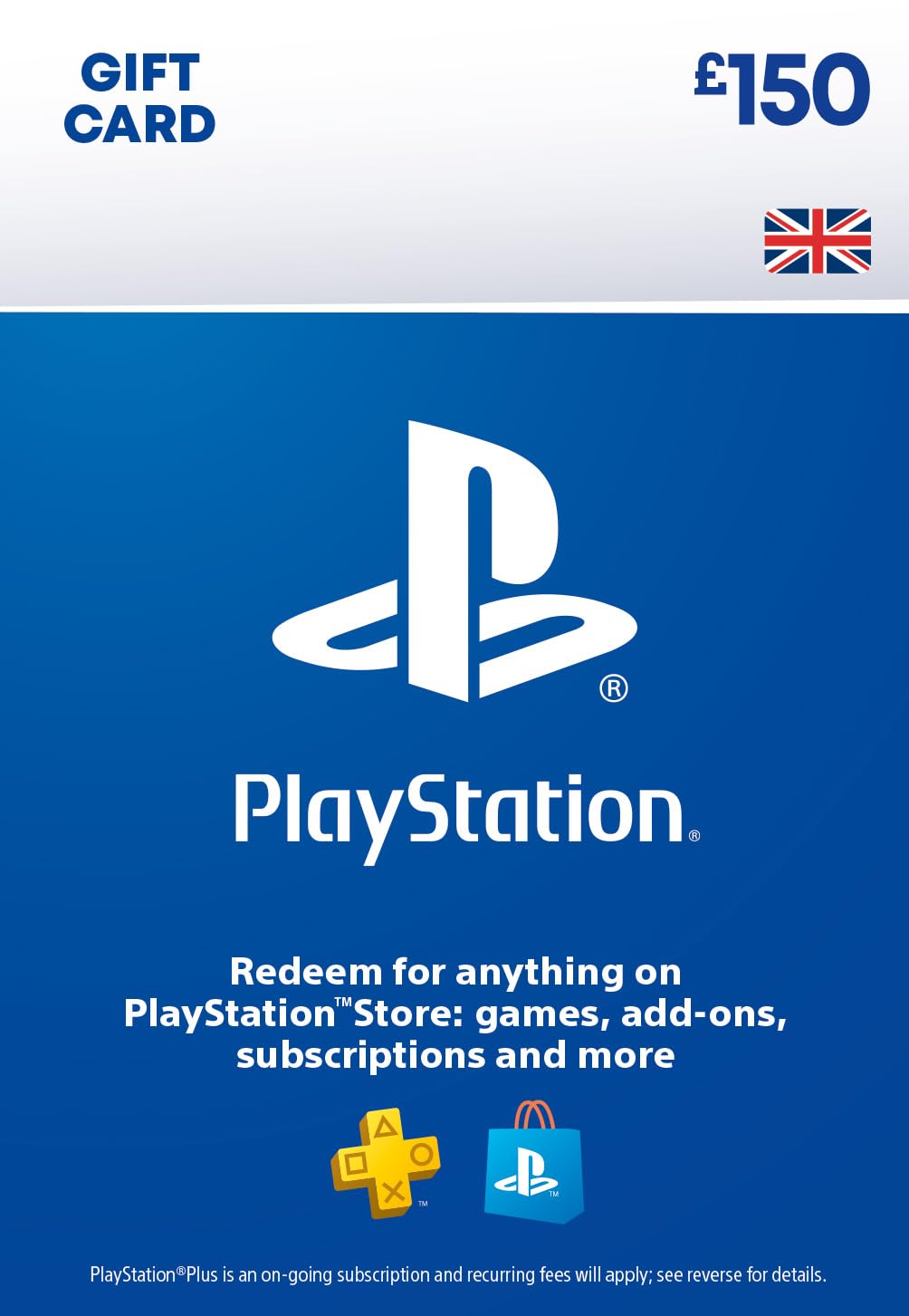 PlayStation Store Gift Card 100 GBP | PSN UK Account | PS5/PS4 Download Code - UGiftscards