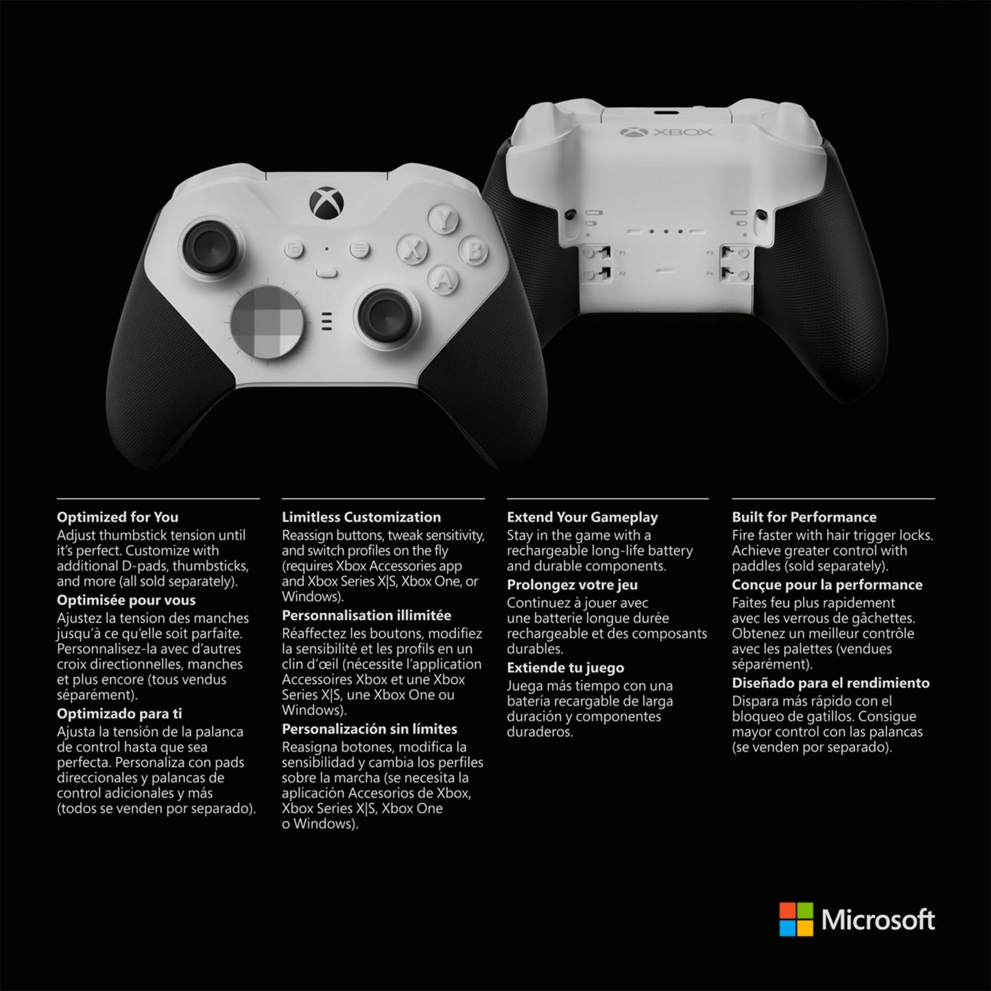 Xbox Core Wireless Gaming Controller – Robot White – Xbox Series X|S, Xbox One, Windows PC, Android, and iOS