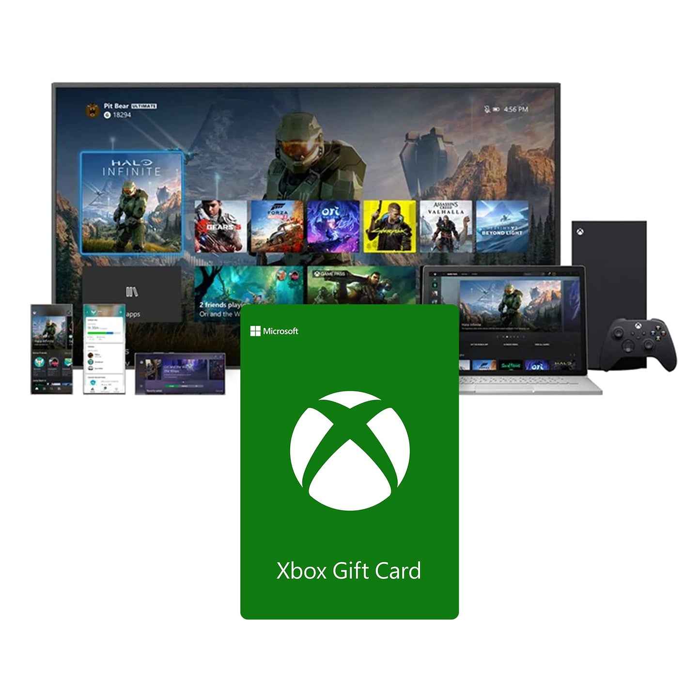 Xbox Gift Card | 10 GBP | Digital Voucher | Xbox One, Series S|X & Windows | (Download Code) - UGiftscards